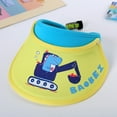thumbnail image 2 of Dinosaur Sun Visor Hat for Toddlers Wide Brim UPF 50+ Outdoor Play Beach Adjustable Lightweight, 2 of 4
