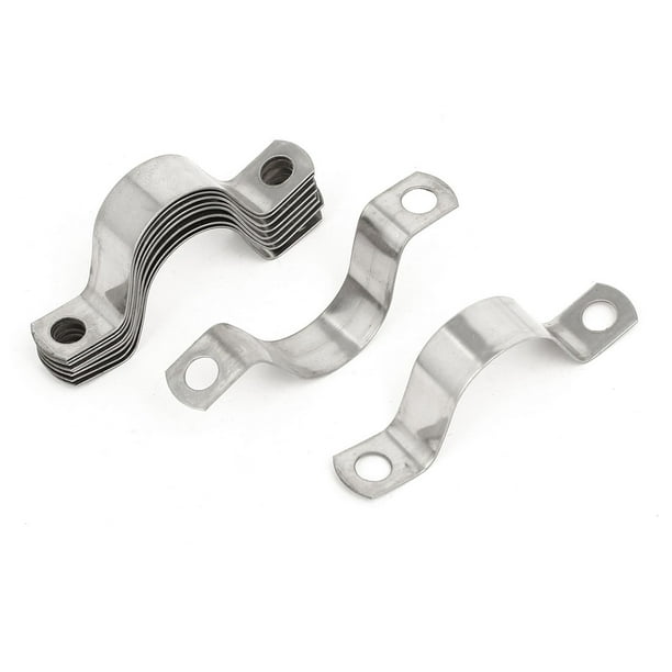 20mm Stainless Steel U Shape Pipe Strap Cable Clips Clamps Fasteners