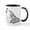 White/Black Inside, variant on CafePress - Wolf Mug - 11 oz Ceramic Mug - Novelty Coffee Tea Cup