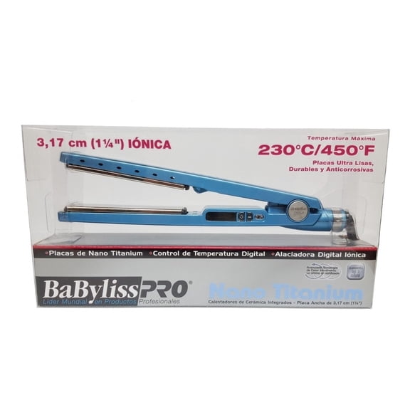 Plancha para cabello BabyLiss Pro  Nano Titaniun 1 1/4 PULGADAS