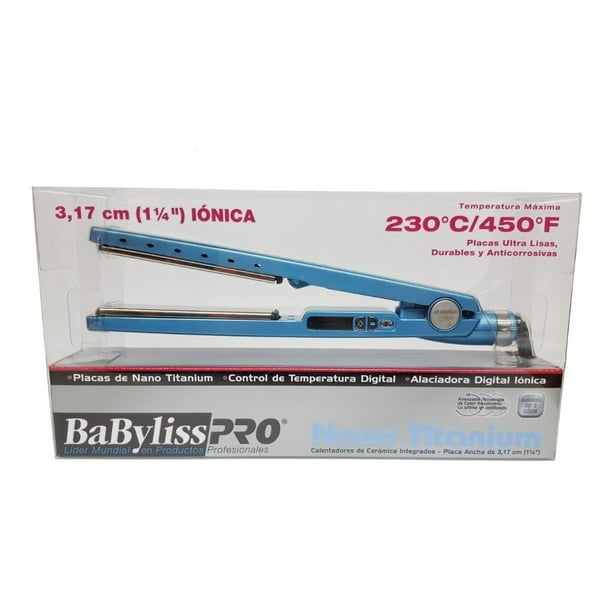 Plancha para cabello BabyLiss Pro Nano Titaniun 1 1/4 PULGADAS