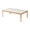Natural Wood, variant on Metal Square Legs / Provides Stable Support / Functional Living Room Center