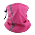 thumbnail image 3 of QSAWXQZ Unisex 2 PC Winter Beanie Neck Gaiter Reflective Stripe Women Men Fleece Cold Weather Set Free Size, 3 of 4