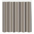 thumbnail image 2 of Ambesonne Stripes Shower Curtain, Abstract Ocean Lines Print, 69"Wx70"L, Warm Taupe, 2 of 4