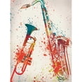 thumbnail image 3 of Brown, Victoria 15x18 Black Modern Framed Museum Art Print Titled - Jazz 2, 3 of 5
