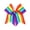 1 piece rainbow hair, variant on Colorful Bowknot Rainbow Hair Clip for Girls Kid Barrettes Ribbon Rainbow Headband Hairpins Lovely Hairpins
