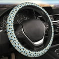 thumbnail image 5 of Naloa FUNNY CAT IS DRINKING WATER Elastic Steering Wheel Cover, Auto Steering Wheel Cover – 15 Inch, Fit Suvs,Vans Cars,Trucks, 5 of 6