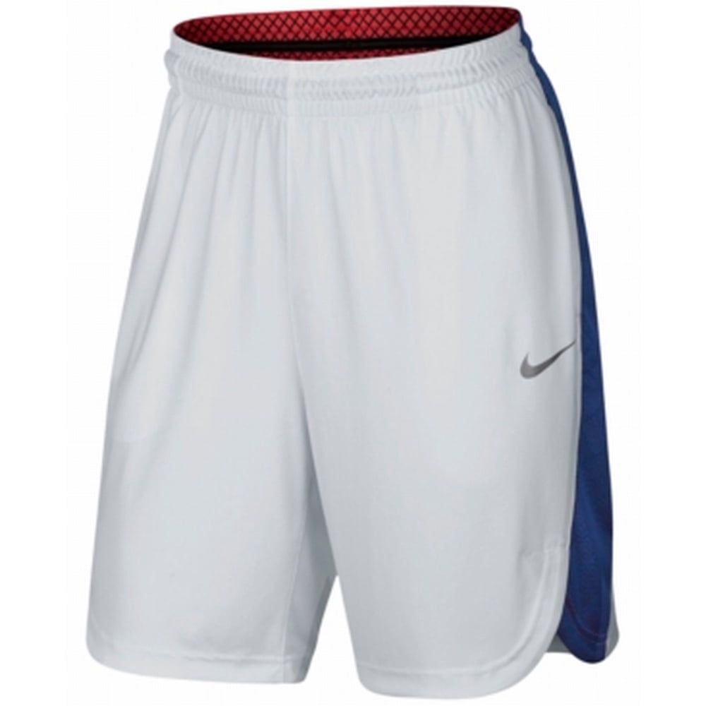Nike - Nike NEW White Mens Size 2XL Pull-On Dri-Fit Mesh Trim Athletic ...