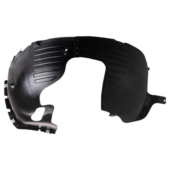 TRQ Front Right Inner Fender Liner Black Passenger Side Fits Select 2018-2019 Hyundai Sonata HY1249169