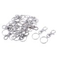 thumbnail image 1 of Paquete de 20 cierres giratorios Cordón a presión Cierre de pinza de ngosta Accesorios de joyería, s de lvero de aleación de 5.2 g Baoblaze Clip giratorio de llavero de gatillo, 1 of 8