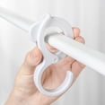 thumbnail image 4 of Multi-Purpose Hanging Hooks 4/6/10 Packs Moveable Cross Bar Hook Clips for Household Wardrobe Kitchen(6pcs), 4 of 10