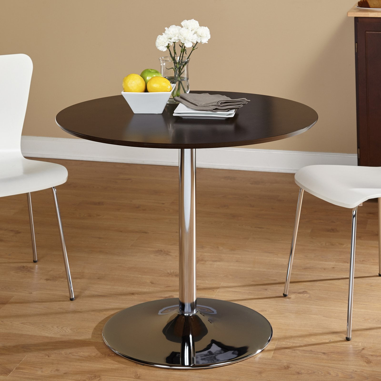 Tms Pisa Round Dining Table Multiple Finishes Walmart Com