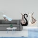 thumbnail image 2 of Escultura De Cisne Pavo Real, Figura Decorativa Para Jardín, Artesanía, Estatua Para Decoración Del Hogar, Patio, Colección De Escritorio De Cerámica, Estante De Aniversario, Chimenea, 2 of 8