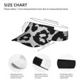 thumbnail image 3 of Kdxio Similar To Leopard Print Print Sun Visor Hat Golf Visor Adjustable Velcro Outdoor Sports Cap For Men Women, 3 of 7