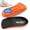 Orange, variant on Welnove Plantar Fasciitis Heel Support Inserts, Low Arch Support Heel Cushion Cups for Heel Pain, Heel Spurs & Achilles Tendonitis, Orthotic Shoe Inserts