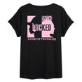 thumbnail image 2 of Wicked - A Story Of Two Halves - Women's Oversized Graphic T-Shirt, 2 of 5