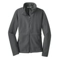 thumbnail image 5 of Womens Value Fleece Polyester Jacket Iron Grey 4X-Large, 5 of 6