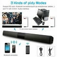 thumbnail image 2 of Powerful TV Sound Bar Home Theater Subwoofer Soundbar with Bluetooth Wireless, 2 of 7