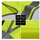 thumbnail image 2 of Chaleco de seguridad reflectante de alta visibilidad Chaleco reflectante Bolsillos múltiples Ropa de trabajo, 2 of 7