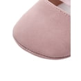 thumbnail image 3 of Kmbangi Kids Princess Shoes, Solid Color Soft Sole Footwear with Ribbon, 3 of 8