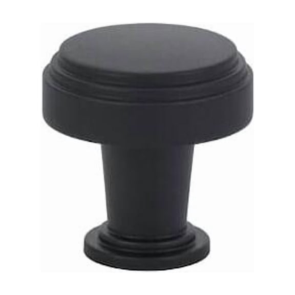 Emtek Flat Black Knob 86432US19 86432US19