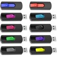 thumbnail image 1 of 10 Pack 1GB USB Flash Drives USB 2.0 Flash Drive Slide Retractable USB Memory Stick 1GB, Blue, 1 of 3