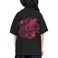 thumbnail image 1 of Fshinging T Shirts For Girls Loose Fit Letter Printed Round Neck Short Sleeved Plus Size Tops, 1 of 7