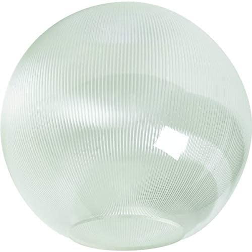 Details about   KastLite 12" Clear Prismatic Acrylic Lamp Post Globe with 5.25" Neckless Opening