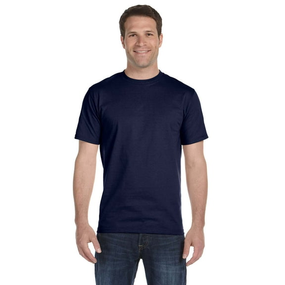 Hanes - Beefy-T Tall T-Shirt - 518T, Navy, LT, Pack Of 2, Hanes Mens T-Shirts