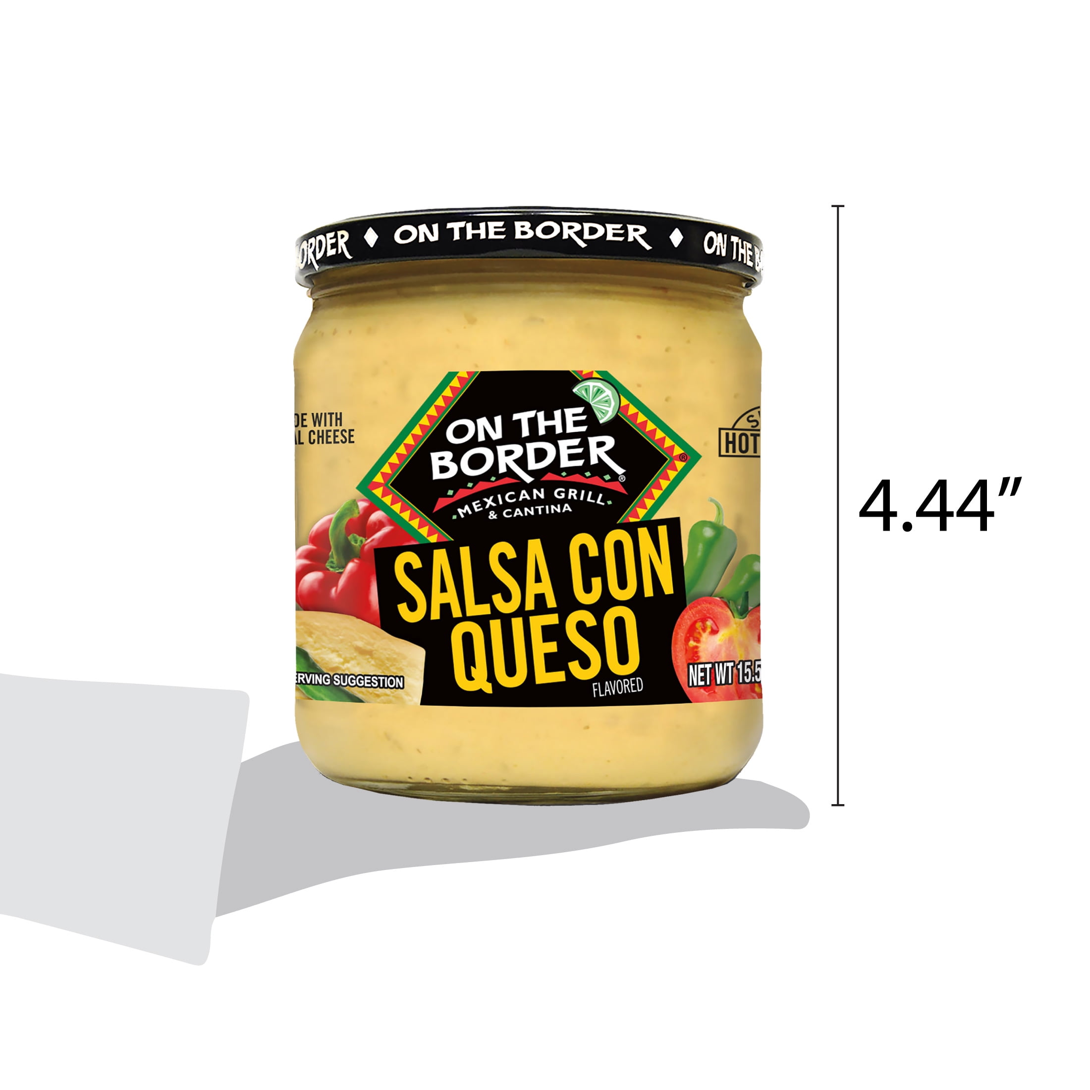 Truco Enterprises On The Border  Salsa Con Queso, 15.5 oz