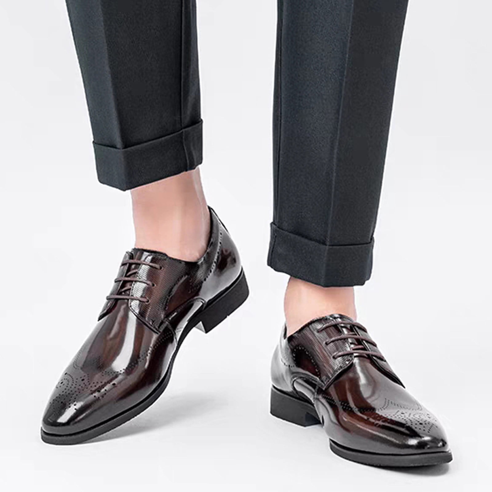 靴 (Me)PLUMP U TIP SHOES BOBOGOJP Men's Casual Shoes Formal Cap Toe Oxford Dress