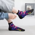 thumbnail image 2 of Naloa Neon Pop Art Pitbull Ankle Socks for Women Non Slip Socks No Show Socks Classic Low Cut Casual Socks Casual Socks, 2 of 7