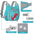 thumbnail image 3 of Toddler Harness Leash+ Anti Lost Wrist Link, Accmor Cute Dinosaur Kids Harness with Leash, Foldable Child Leash Baby Walking Wristband Assistant Strap Belt for Parent Boys Outdoor Activity, 3 of 5