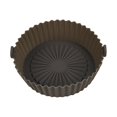 thumbnail image 2 of La olla de silicona de la freidora de aire cambia el revestimiento de papel pergamino y utiliza la freidora de aire. ya no hay cestas limpias después de la freidora de aire - accesorios de h, 2 of 2