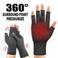 thumbnail image 2 of Guantes de Compresión BuyWeekMX para artritis medio dedo antideslizante lujo, 2 of 5