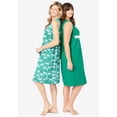 thumbnail image 3 of Dreams & Co. Plus Size 2-Pack Sleeveless Sleepshirt, 3 of 6
