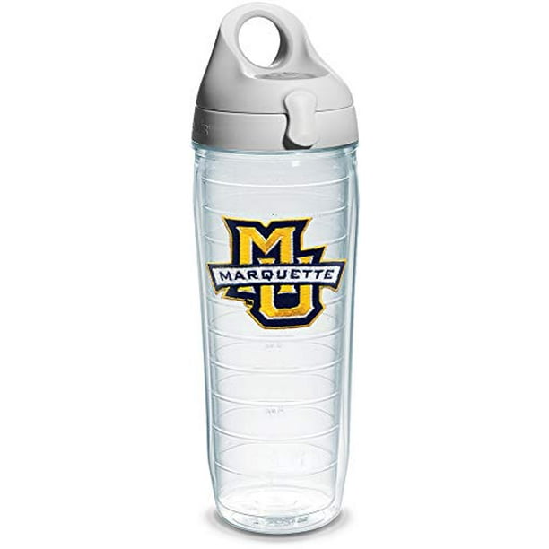 Tervis Marquette University Emblem Individual Water Bottle With Gray Lid 24 Oz Clear Walmart Com Walmart Com