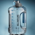 thumbnail image 3 of Tnarru Water Jug, Water Bottle with straw, Large Capacity Lockable Lid Gallon Water Jug, Drinking Cup, for Activity Bike Hiking Camping clear 1700ml, 3 of 9