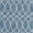 Blue, variant on Unique Loom Outdoor Trellis Collection Area Rug - Gitter (2' x 3' 1" Rectangle Light Gray/Ivory)