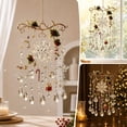 thumbnail image 5 of Wind Chime Acrylic Christmas Ornaments, 2D Flat Windchime with Snowflake for Front Door Window, Christmas in July Outdoor Garden Decor, 5 of 7