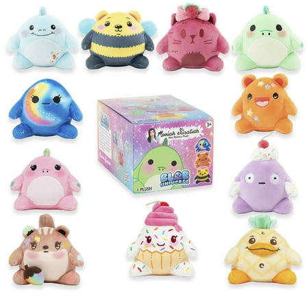 Moriah Elizabeth 6" Mini Mystery Plush – Series 1, Blob Universe, YouTube Craft Channel, Blind Box, 1 of 8 Possible, Official Moriah Elizabeth Merch