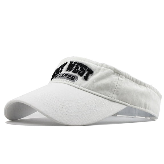 Summer Sales Under $5 Wine Red Cooling Visor Hats for Women Men GIJNRIUIUA Canvas Hat Washed Outdoor Embroidery Adjustable Cap Visor Unisex Empty Top Sun Baseball Caps Fishing Hat