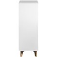 thumbnail image 3 of Manhattan Comfort Glenmore Commode 4 Tiroirs en Blanc et Naturel, 3 of 5