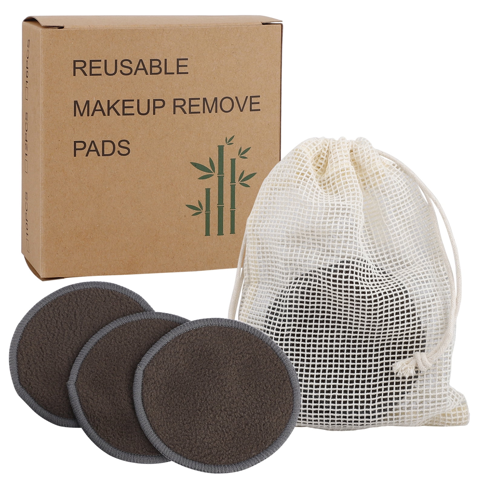 12Pcs Makeup Remover Sets Reusable Eye Makeup Remover Pads