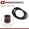 thumbnail image 4 of 1pc for Air and Water Silicone Vacuum Tubing Hose High Temperature Automotive Vacuum Line 4FT 3/16" 5mm ID 3mm Thickness Black Silicone, 4 of 6