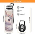 thumbnail image 3 of Sports Water Bottle 1000ML Tritan Food Grade Clear Water Bottle Fitness Outdoor Sports Bike Lovely Cartoon Rabbit, 3 of 7