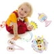 thumbnail image 4 of Juguetes de piscina, juguetes para bebés, juguetes para niños pequeños, juego de juguetes musicales, tambor de mano, sonajero, trompeta, instrumento de percusión de aprendizaje temprano para bebés, pl, 4 of 6