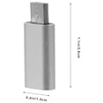 thumbnail image 3 of Adaptador USB C a micro USB (4 unidades) Convertidor de micro USB macho a USB tipo C hembra, 3 of 7