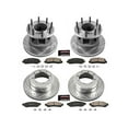 thumbnail image 3 of PowerStop Front and Rear Z23 Evolution Sport Carbon-Fiber Ceramic Brake Pad and Drilled & Slotted Rotor Kit Fits: FORD Select Models K4032, 3 of 10