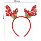 thumbnail image 1 of Diadema navideña, accesorios para el cabello, tocado, diadema con astas de muñeco de nieve de Papá Noel, decoraciones para fiestas infantiles, 1 of 4